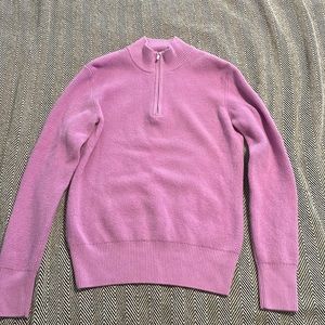 Enzo Mantovani Cashmere Half Zip Sweater